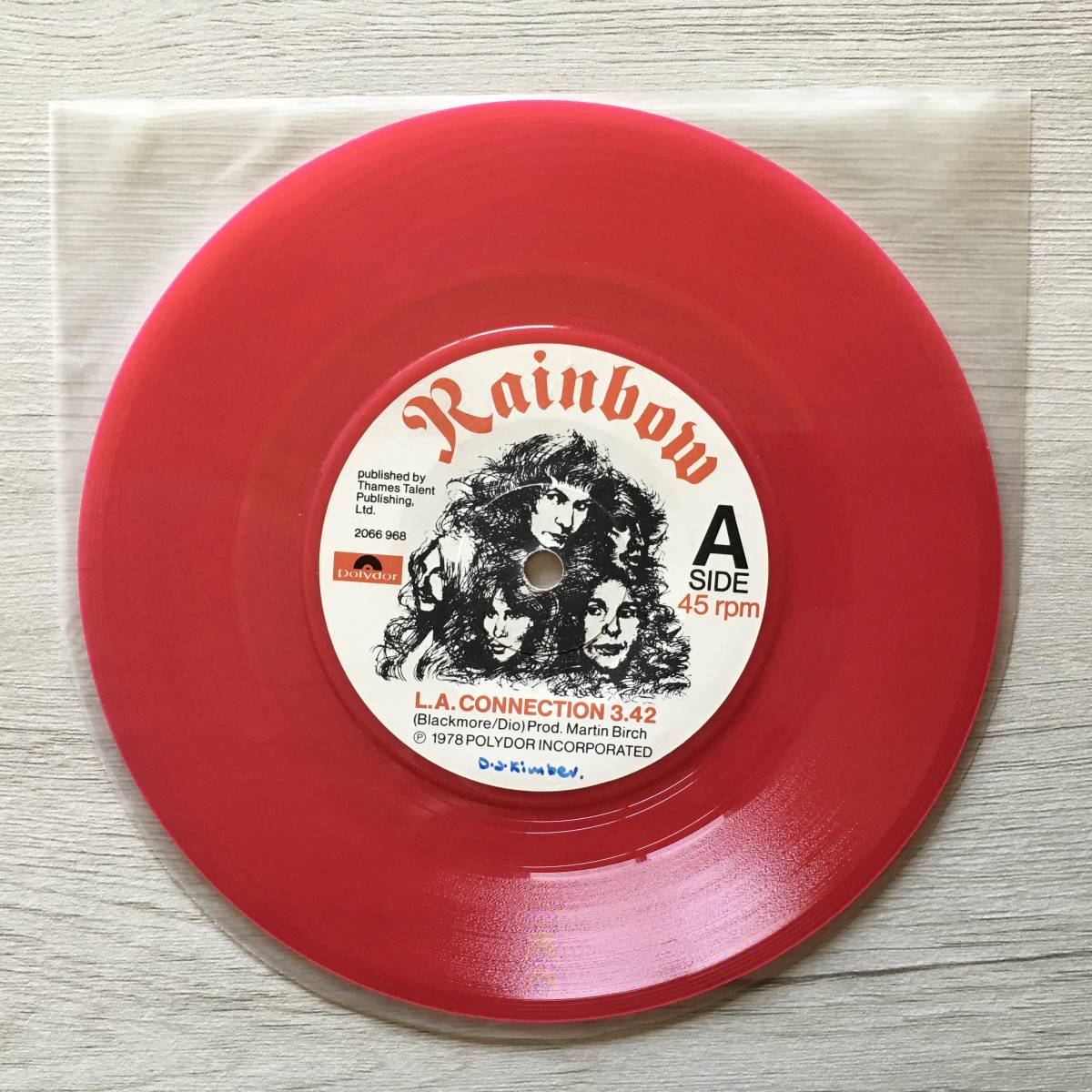RAINBOW L.A. CONNECTION UK record 