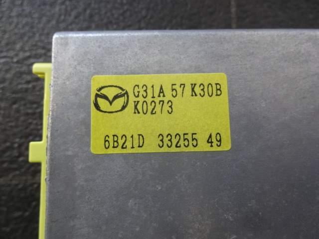 3374 DBA-GG3S マツダ アテンザ エアバックコンピューター CPU G 31A 57 K30 B 平成18年3月 未展開品_画像5