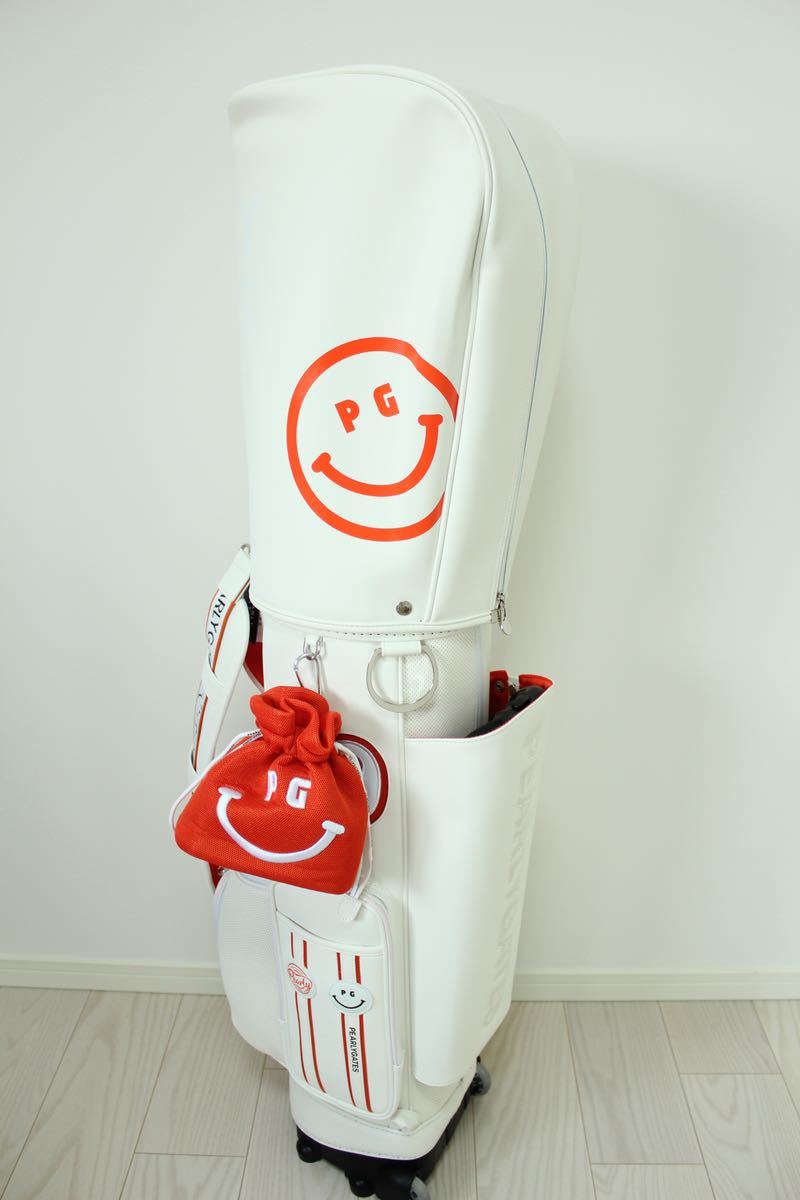 新品】パーリーゲイツ キャディバッグ ゴルフバック ホワイト