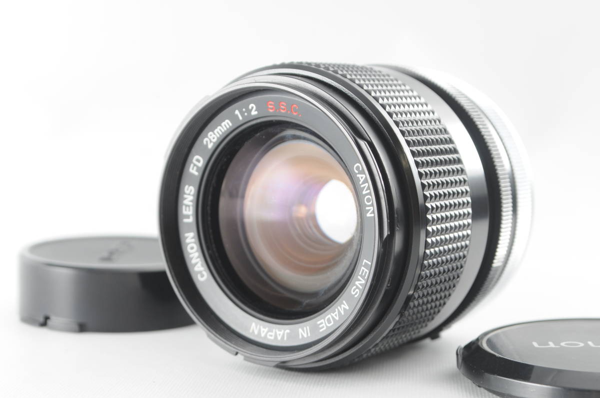 正規販売店】 希少 28mm S.S.C キヤノン Canon ☆希少品☆ f2 Lens FD