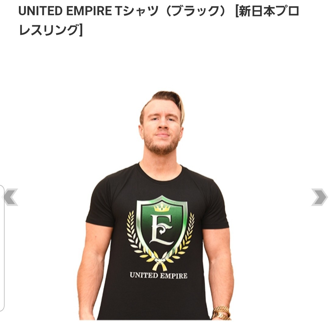 極美品　新日本プロレス　UNITED EMPIRE グラフィックTシャツ　XXL_画像2