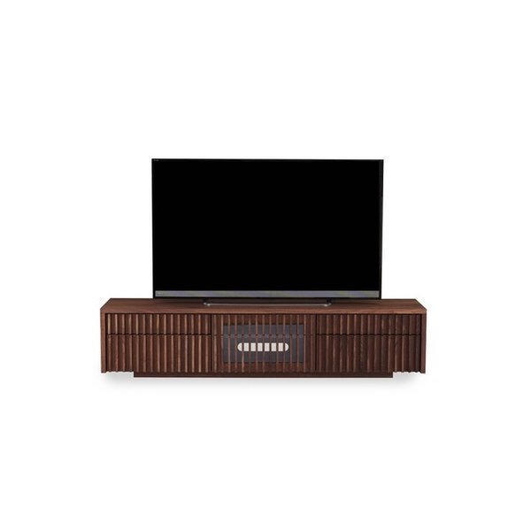 大川家具 テレビボード 200 格子 縦 テレビ台 TVボード ウォールナット