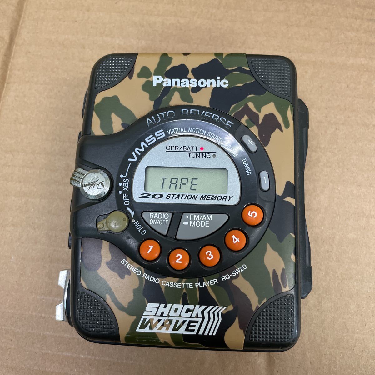 panasonic カセットプレイヤー ショックウェーブ shock wave - 通販