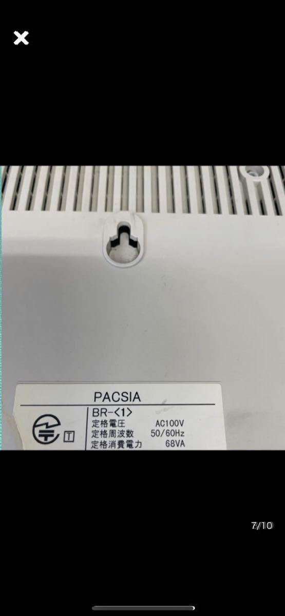 （あ箱）NTT東日本電信電話株式会社50/60Hz PACSIA BR-(1) 通電のみ、その他未確認ですからジャンク品です_画像8