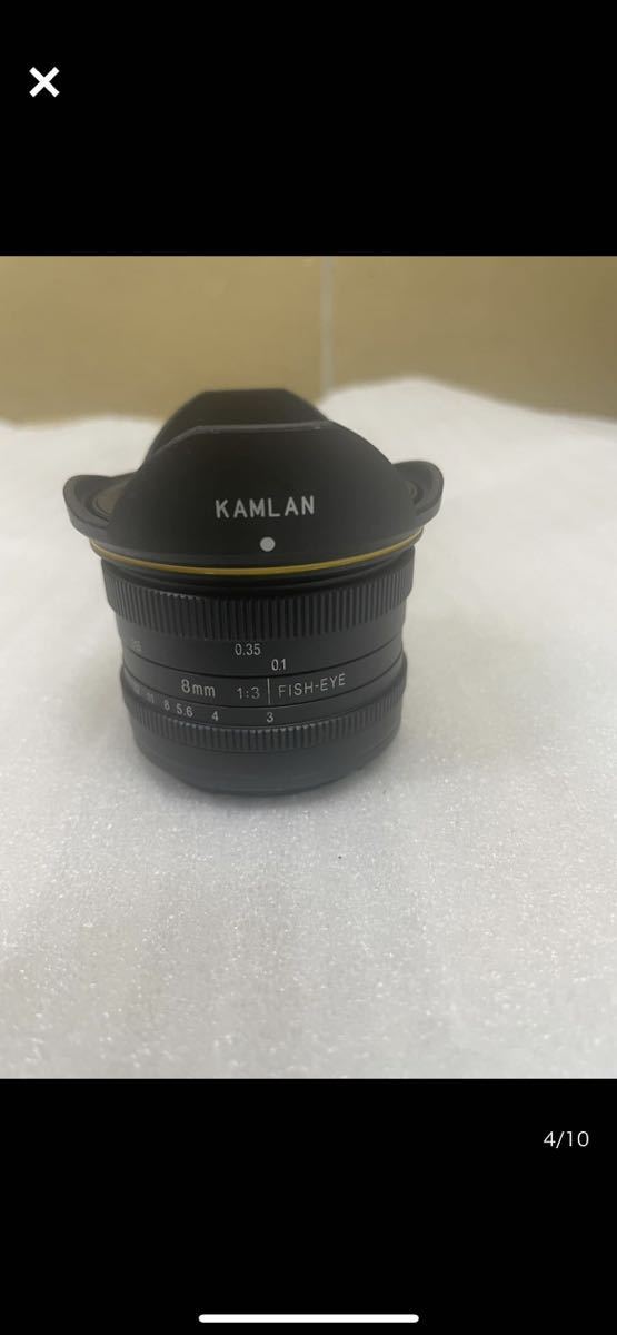 KAMLAN 8㎜ 1：3.5 FISH-EYE 傷有り、現状品、未確認、ジャンク品部品取り_画像4