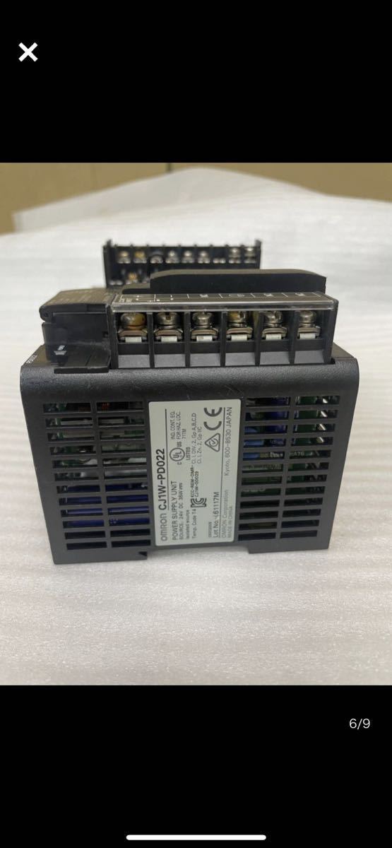 OMRON 電源ユニットPD022/CJ2M-CPU12/MD261/TC001/全て通電、その他未確認現状品ジャンク品部品取り_画像6