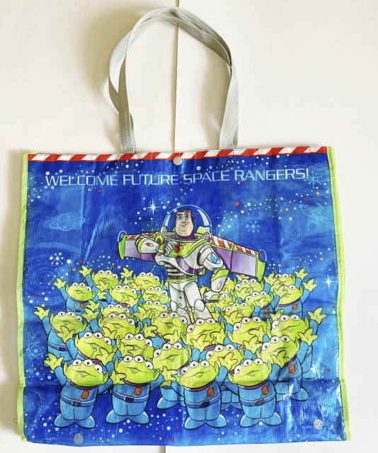 TDL*pik server z light year large vinyl back sack * Tokyo Disney Land 