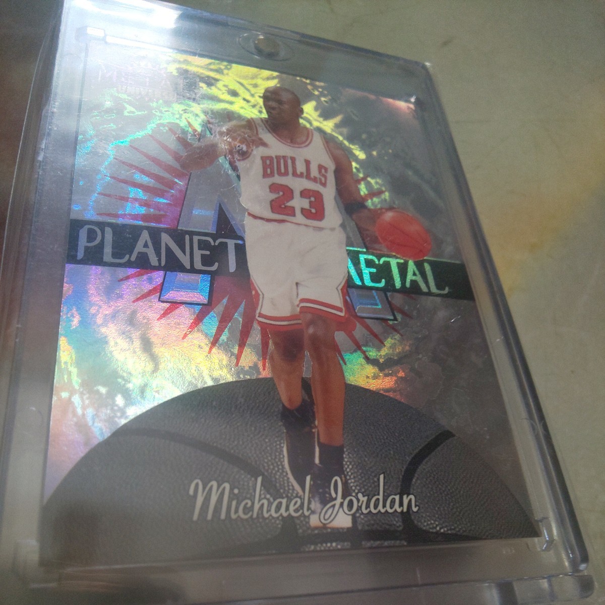 超希少 激レア エラーカード 1997 Metal Universe Michael Jordan