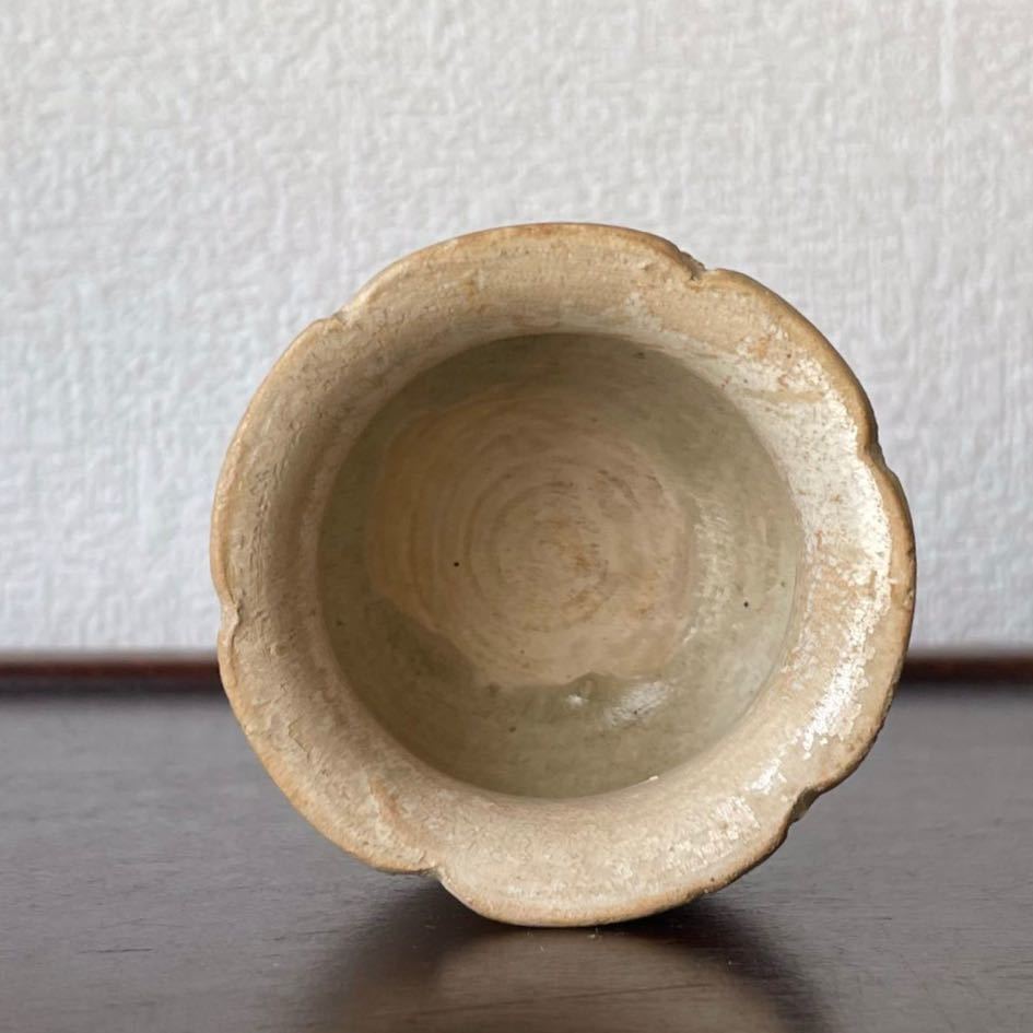 青白磁輪花杯 *安南 ベトナム *13〜14世紀 - institutoates.com.br