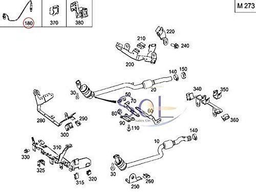 送料185円 ベンツ W207 W211 W212 W221 O2センサー ラムダセンサー BOSCH製 E250 E300 E350 E500 E550 E63 S350 S500 S550 0035427018_画像2