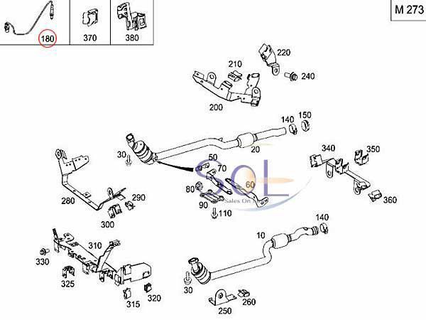 ベンツ W169 W176 W245 W246 W203 W204 O2センサー ラムダセンサー BOSCH製 A180 A200 B180 B200 C280 C320 C350 C63 0035427018_画像2