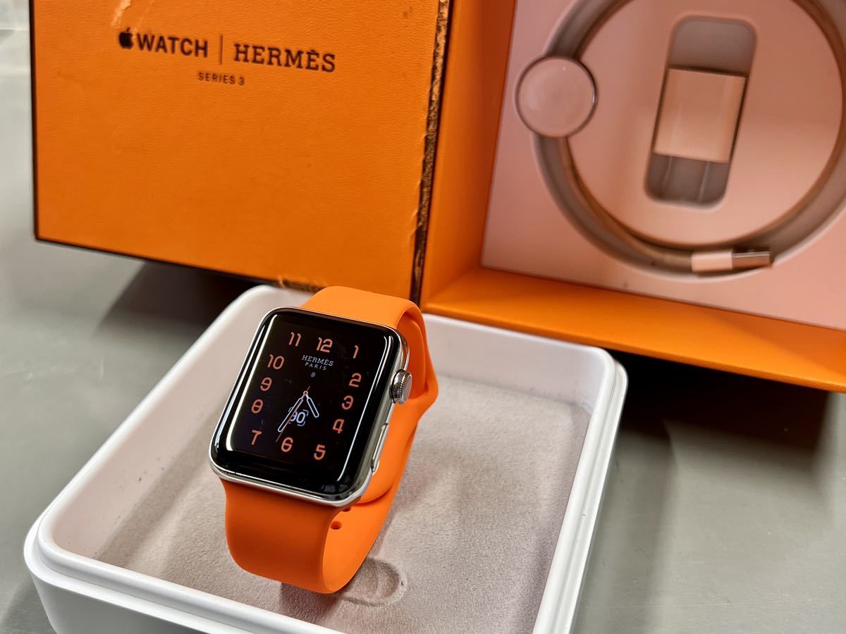 ☆ 即決 バッテリー95% ☆ Apple Watch HERMES Series 3 42mm アップル