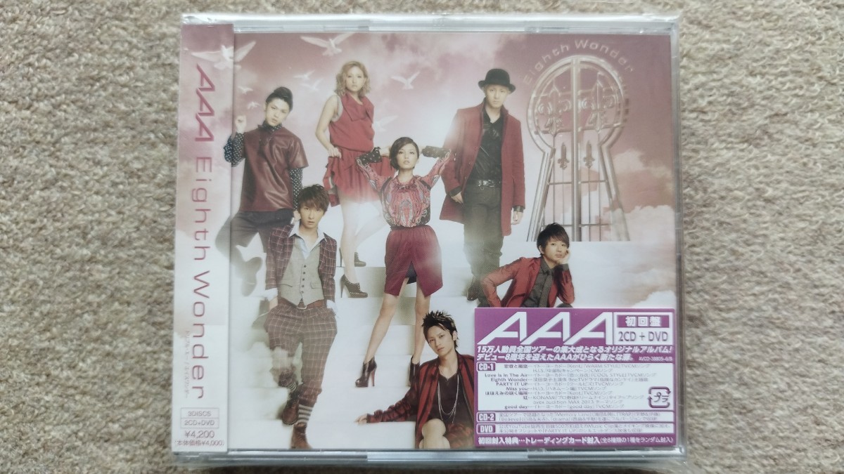 【美盤】AAA「Eighth Wonder」初回盤 帯付/2CD+DVD 3枚組