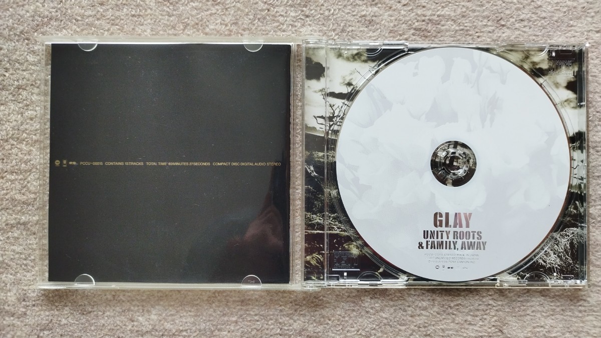 [ прекрасный запись ]GLAY [UNITY ROOTS & FAMILY, AWAY] альбом CD