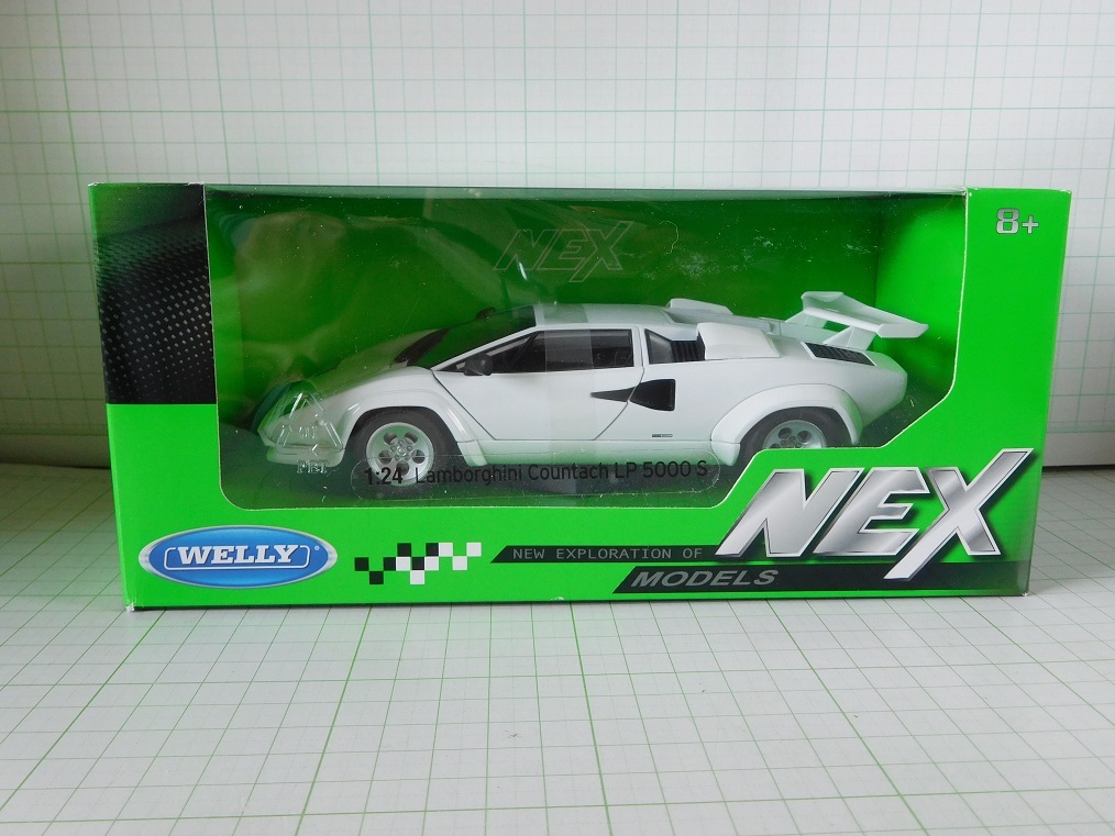 *WELLY 1/24 Lamborghini счетчик k белый 