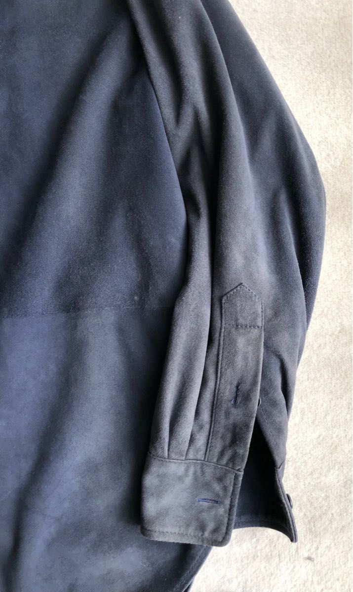 steven alan 22ss ccu suede shirt 1 navy | alfasaac.com