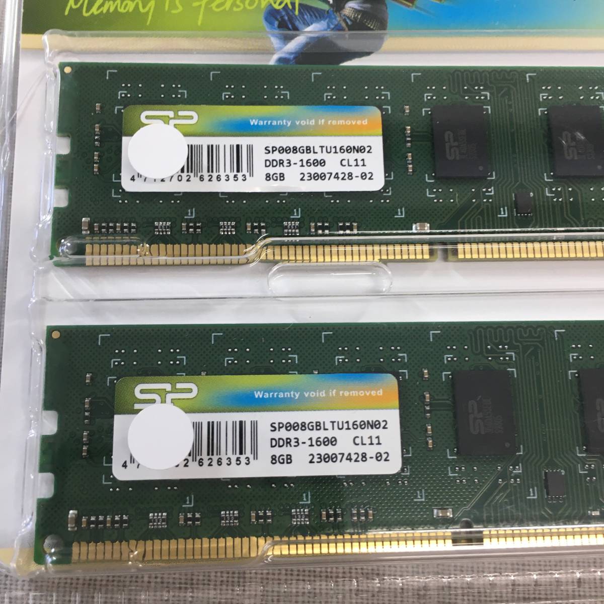 シリコンパワー デスクトップPC用メモリ  DDR3-1600  4GB×4枚