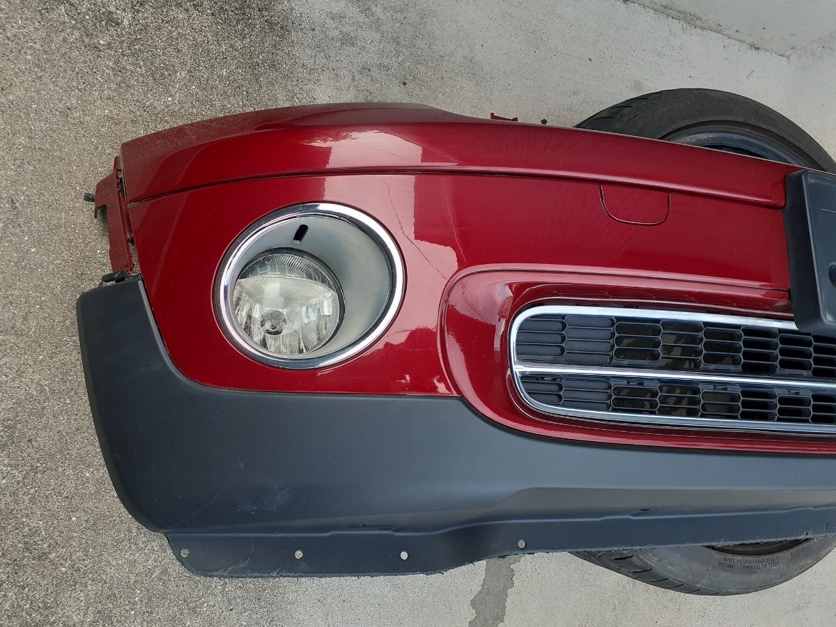 BMW ミニクーパー R56 フロントバンパー MINI Cooper 166149-10 7147840 再塗装品 赤 NIGHTFIRE REDの画像2