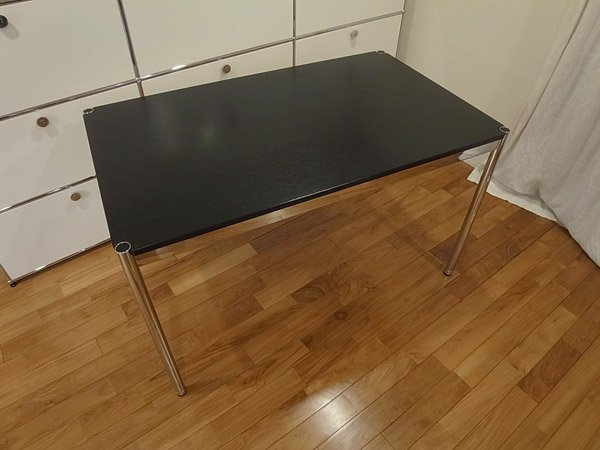 美品○品○USMハラー○haller○ハラーテーブル○オークブラック○幅
