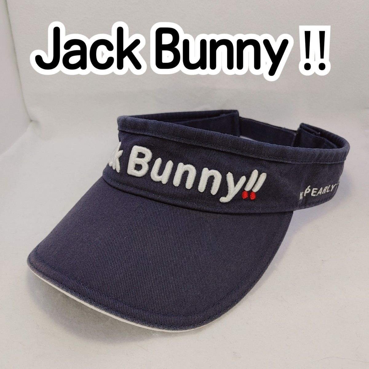 Jack Bunny サンバイザー フリーサイズ - レディースウェア