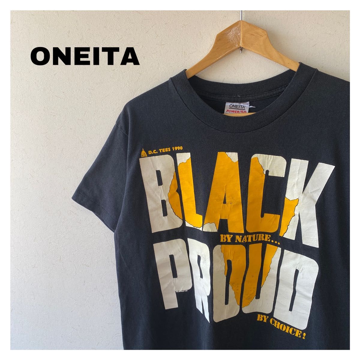 ONEITA オニータ 90s USA製 Tシャツ 半袖 プリント 古着 smartpools.pe