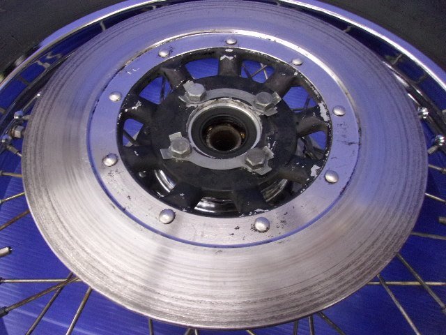 T【676】カワサキ KZ1000 純正 リア ホイールリム 18×2.15 4穴