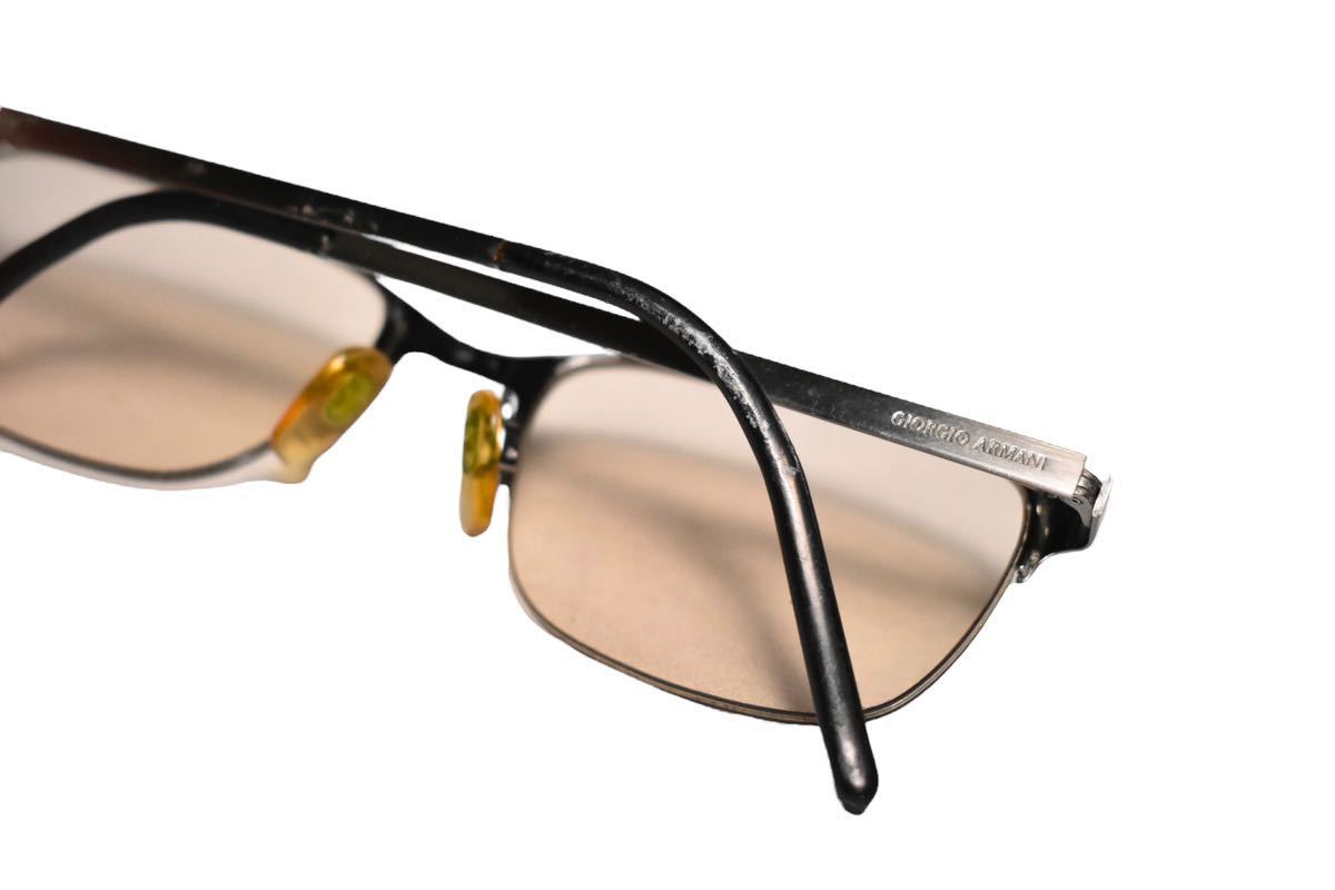  популярный Италия производства [GIORGIO ARMANI/joru geo Armani ]1045 половинчатая оправа orange линзы солнцезащитные очки серебряный стандартный товар очки 