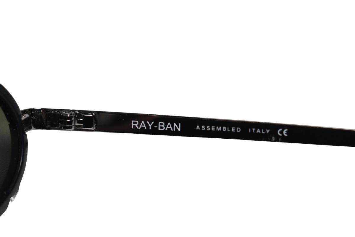 美品イタリア製【RayBan/レイバン】RB3123 フルリム ラウンド型 ボストン サングラス ミラーレンズ 正規品 ケース付き メガネ_画像6