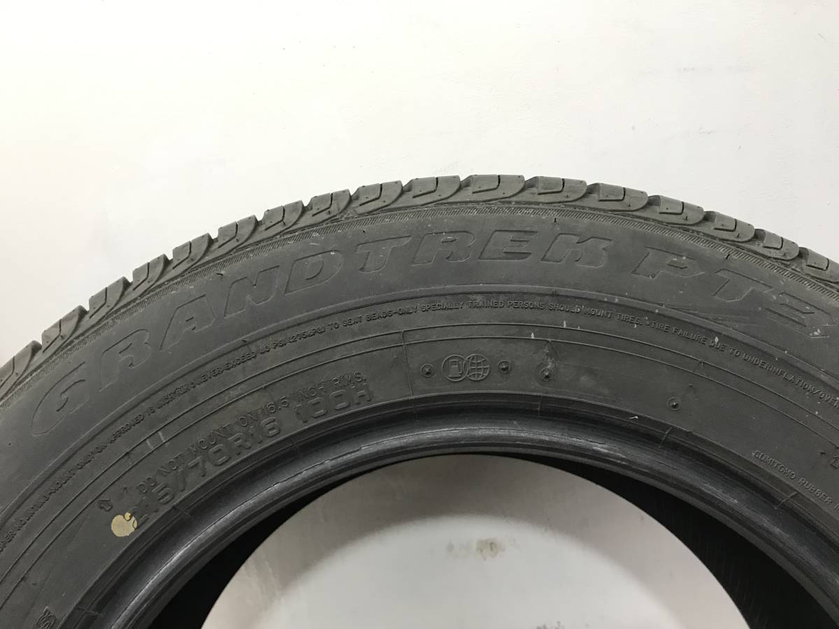 ＊埼玉発＊ 215/70R16 100H DUNLOP GRANDTREK PT3　 2本価格　ダンロップ　手渡し可能_画像8