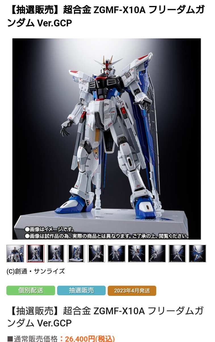 FREEDOM GUNDAM ZGMF-X10A プレミアムバンダイ 抽選 新品未使用品 完成