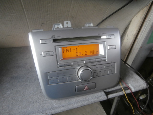 MH23S Wagon R original audio CD radio PS-3075J-C 39101-70K02 simple tested prompt decision 