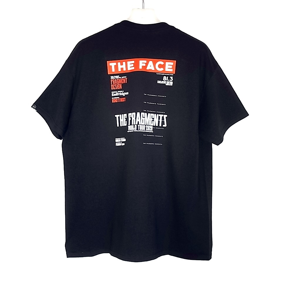 FRAGMENTフラグメント×英雑誌「THE FACE」ワールドツアー Tシャツ sizeXL