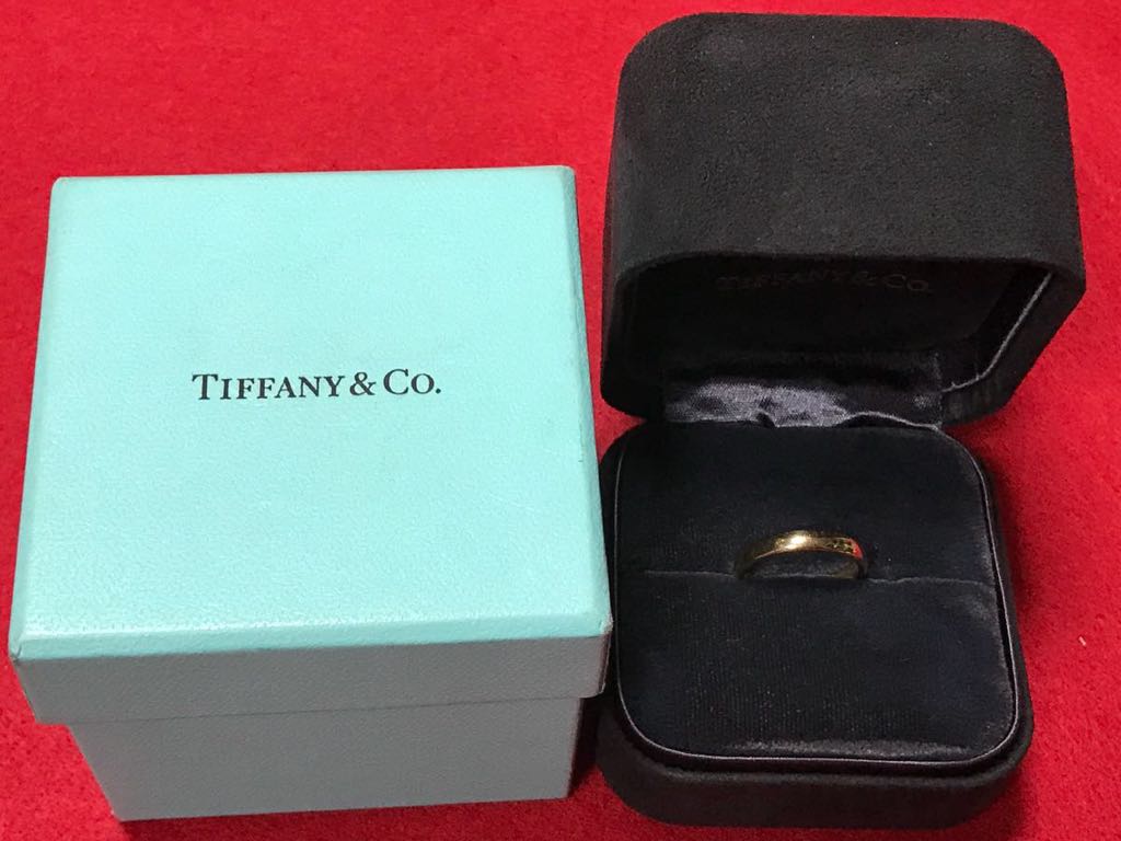 TIFFANY&CO 750刻印 指輪