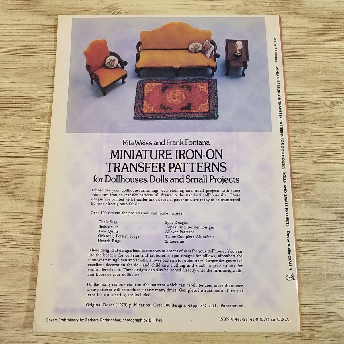 手芸系[ミニチュア・アイロンプリント図案集 MINIATURE IRON-ON TRANSFER PATTERNS : for Dollhouses， Dolls and Small Projects] 洋書_画像6