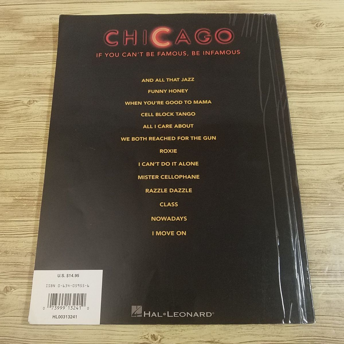 楽譜[ピアノ弾き語り シカゴ CHICAGO MOVIE VOCAL SELECTION（訳アリ）] 13曲 ミュージカル 映画版 輸入楽譜の画像6