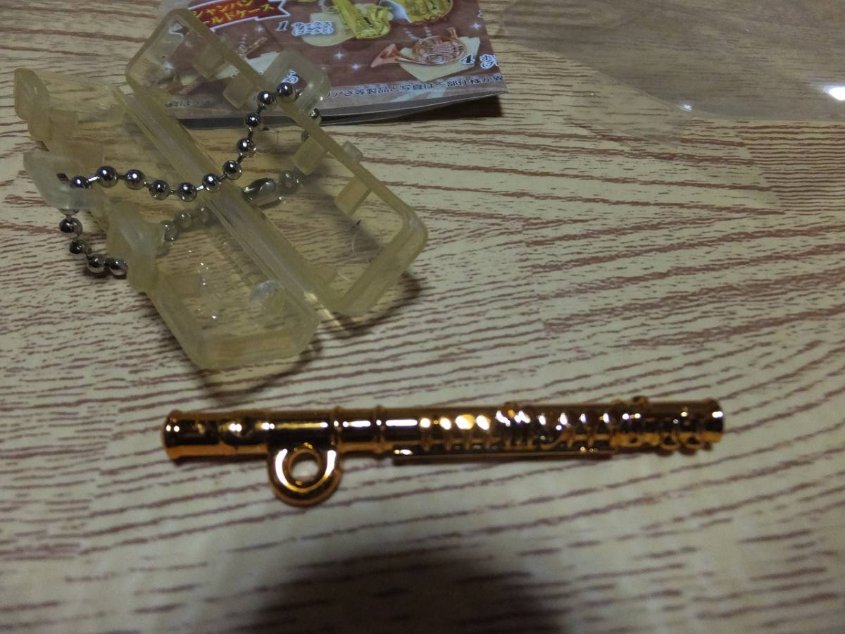  Epo kkila металлизированный музыкальные инструменты #5 флейта ( bronze ). золотистый, цвет шампанского кейс флейта. длина :55mm миниатюра фигурка 