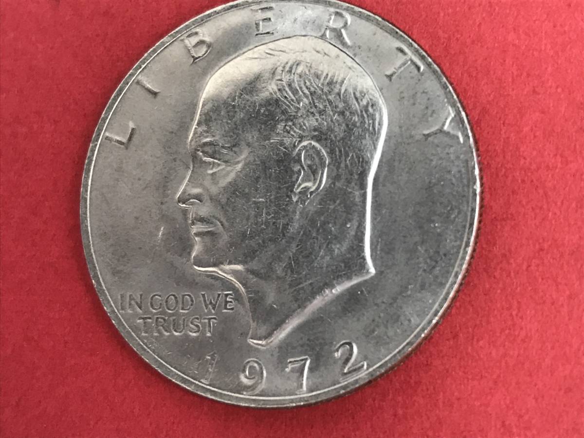 ④1971 第34代大統領 アイゼンハワー　1ドル コイン（D）アメリカ 米国 大統領 コレクション 保管品 貨幣 #179775-23_画像2