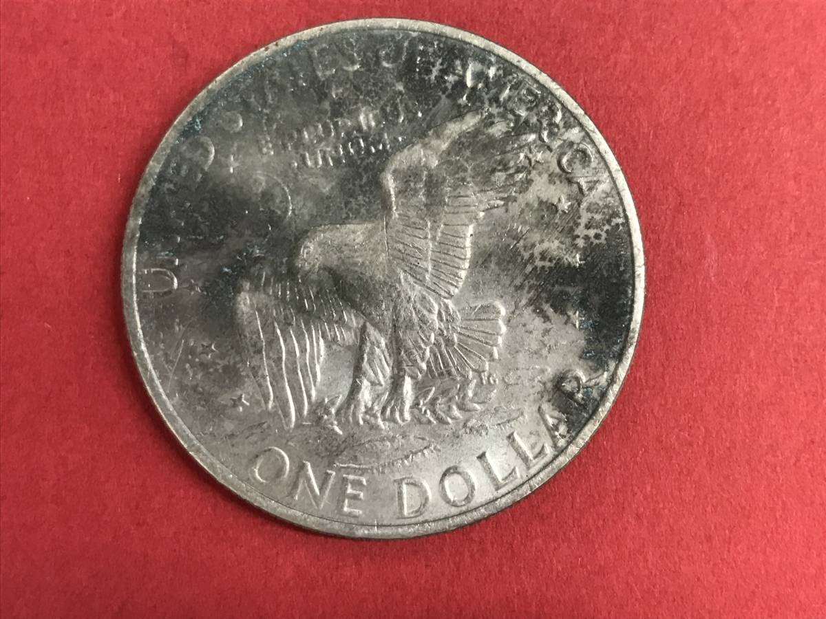 ④1971 第34代大統領 アイゼンハワー　1ドル コイン（D）アメリカ 米国 大統領 コレクション 保管品 貨幣 #179775-23_画像6