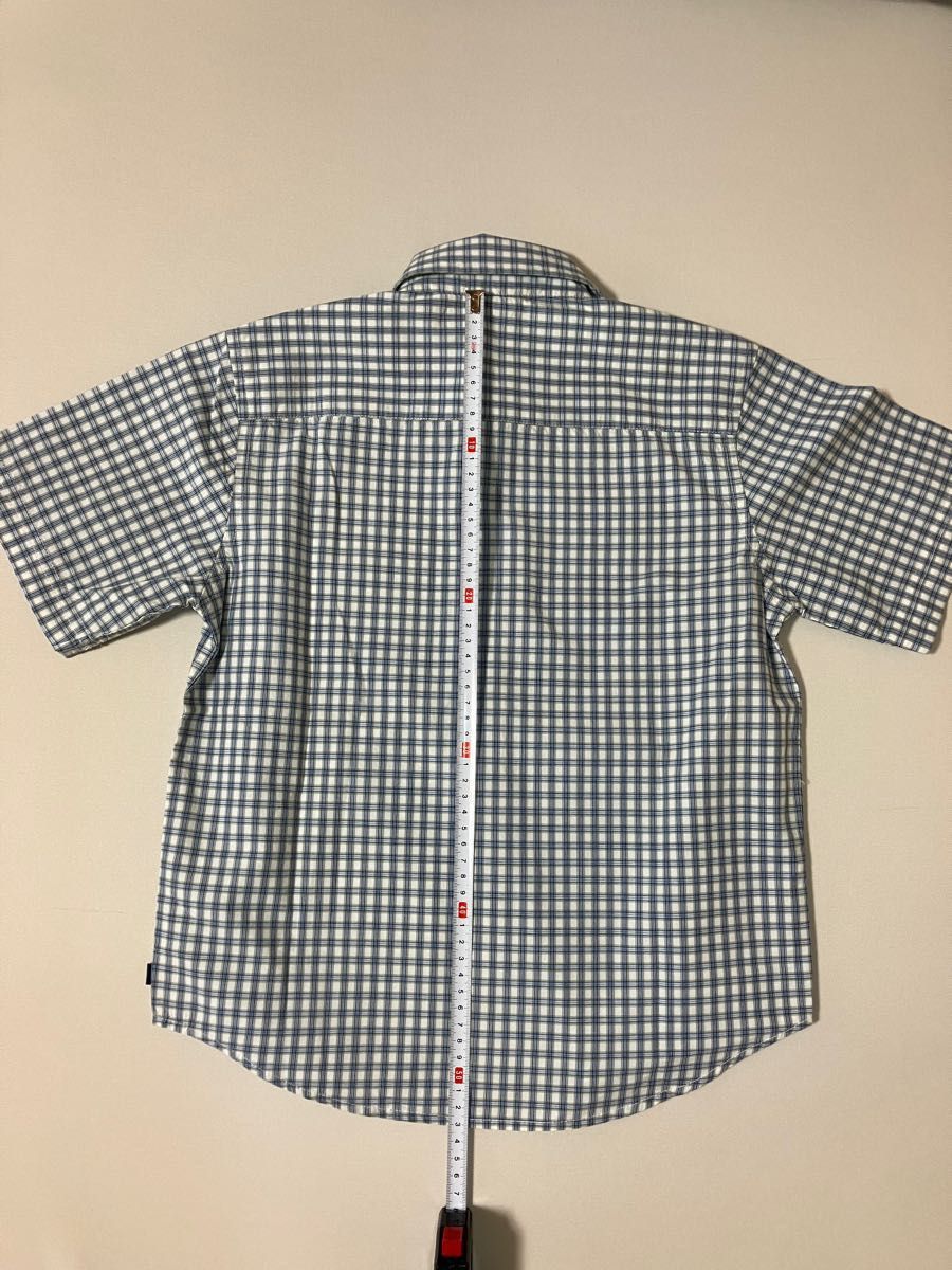 【未使用品】GAP   半袖シャツ　 チェック　キッズ120 子供服　綿100%