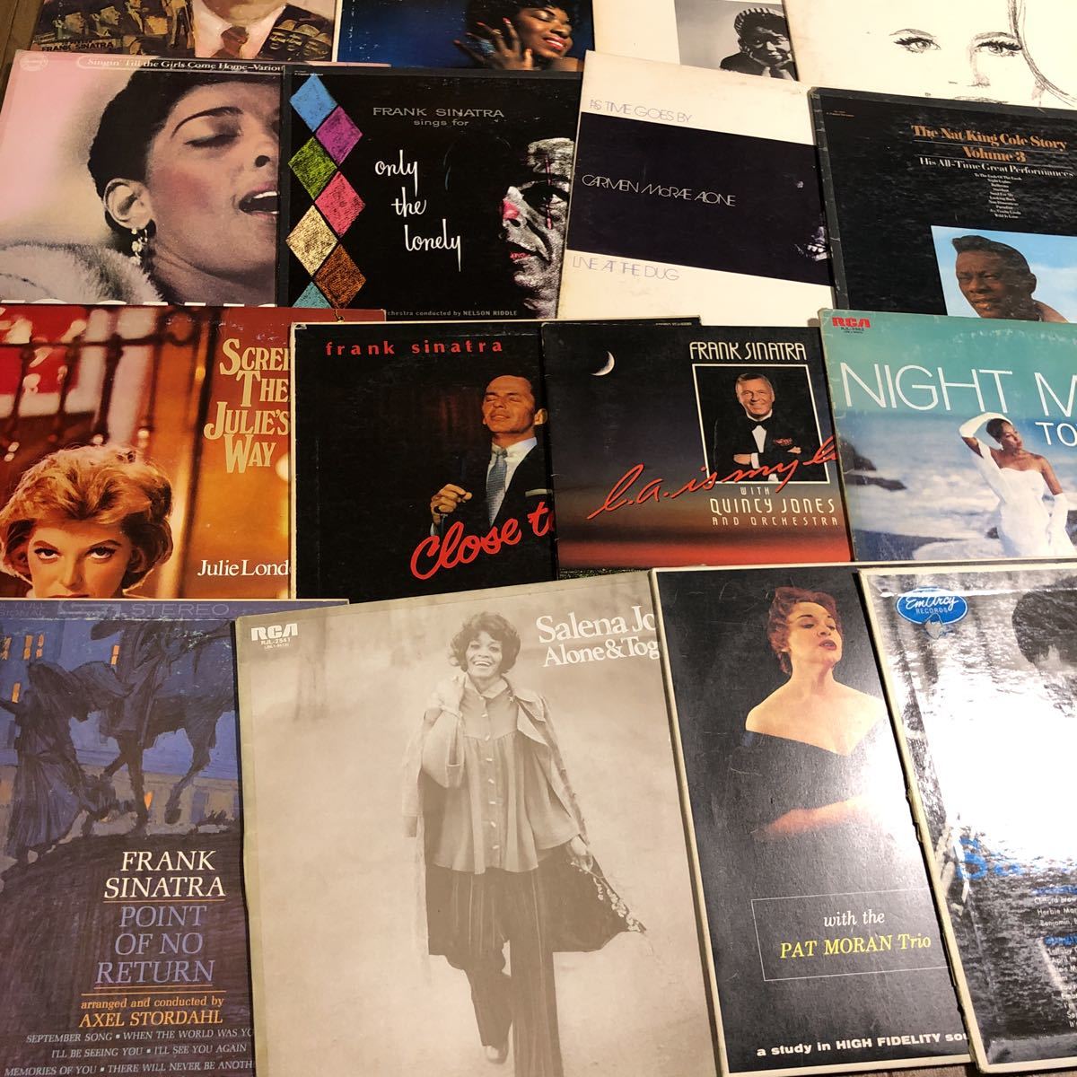 【新作通販】 JAZZ ボーカル LP 27 枚 セット Billie Holiday Frank Sinatra peggy lee