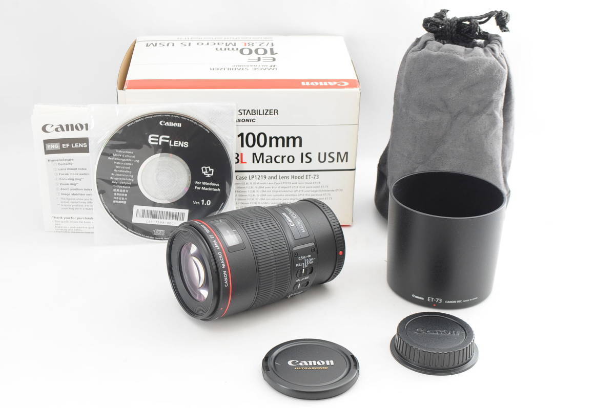 マクロレンズ】キヤノン Canon EF100mm F2.8L IS USM 大放出目玉品②
