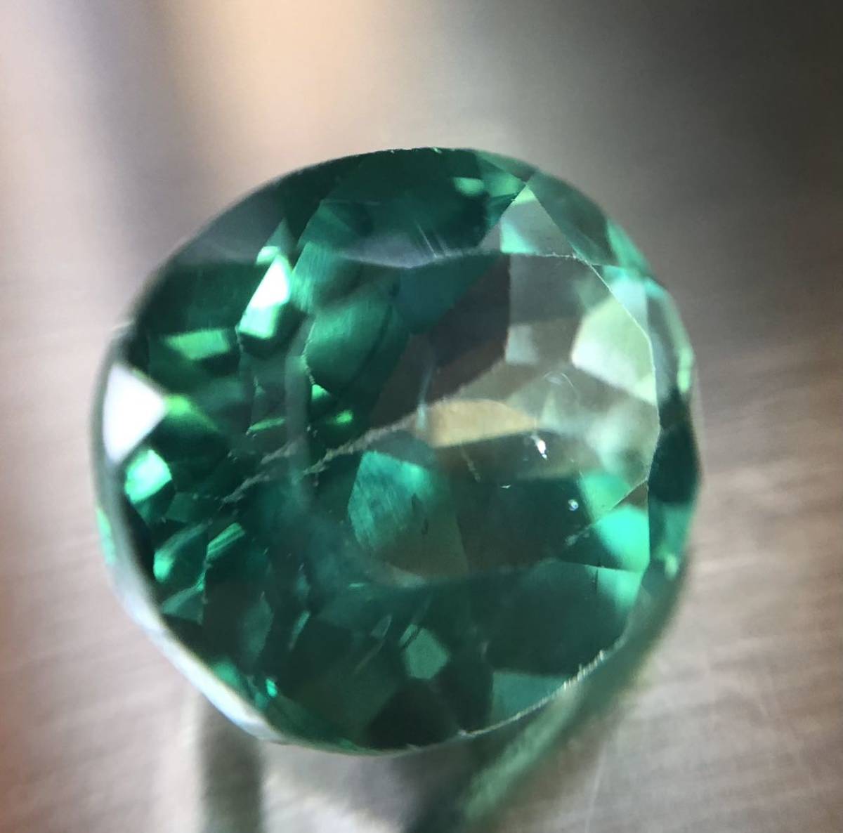 純正特注 グリーンサファイア 2.444ct ルース ソーティング付