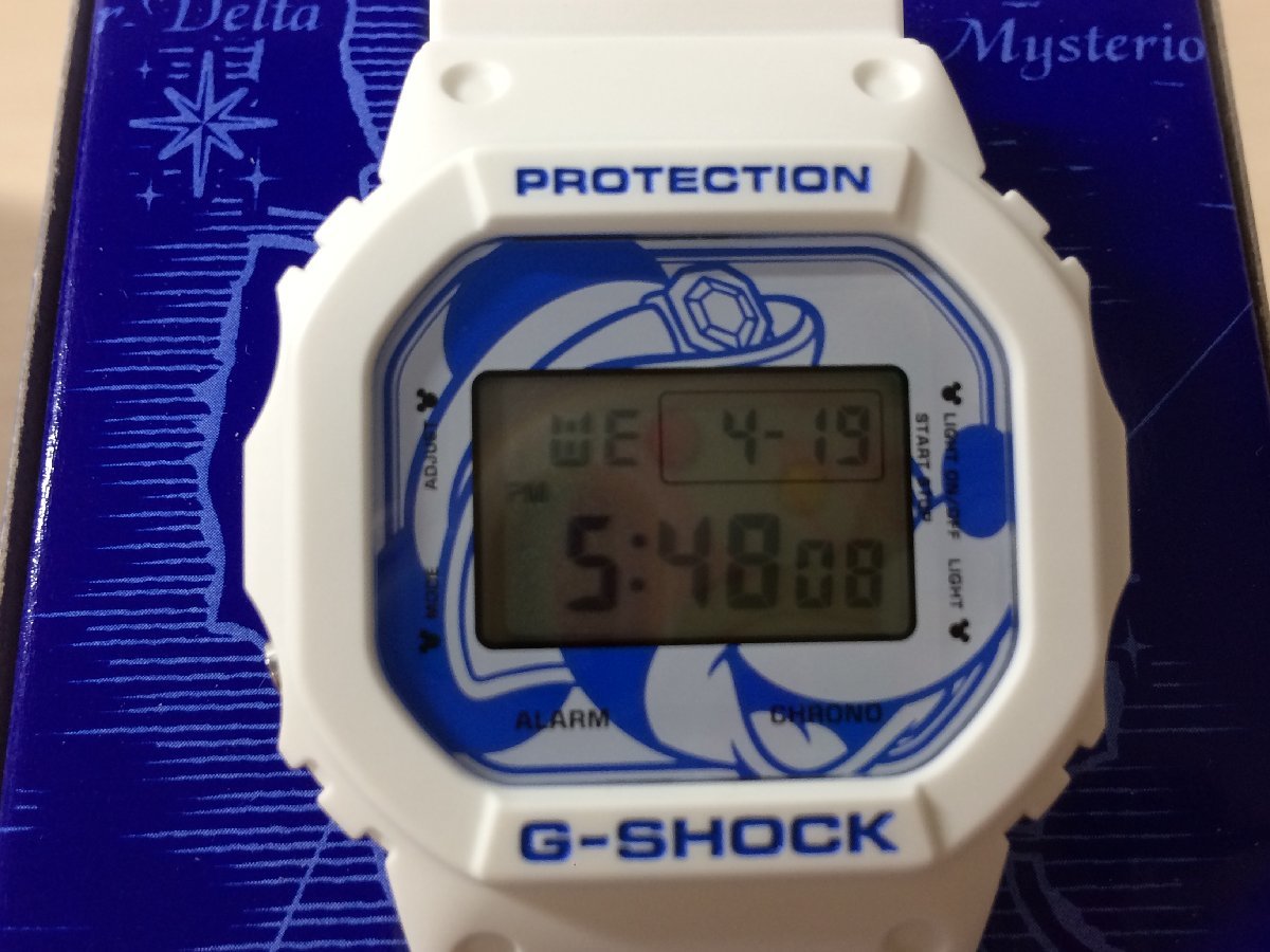 ディズニー TDR ディズニーシー15周年記念 G-SHOCK 腕時計 ホワイト