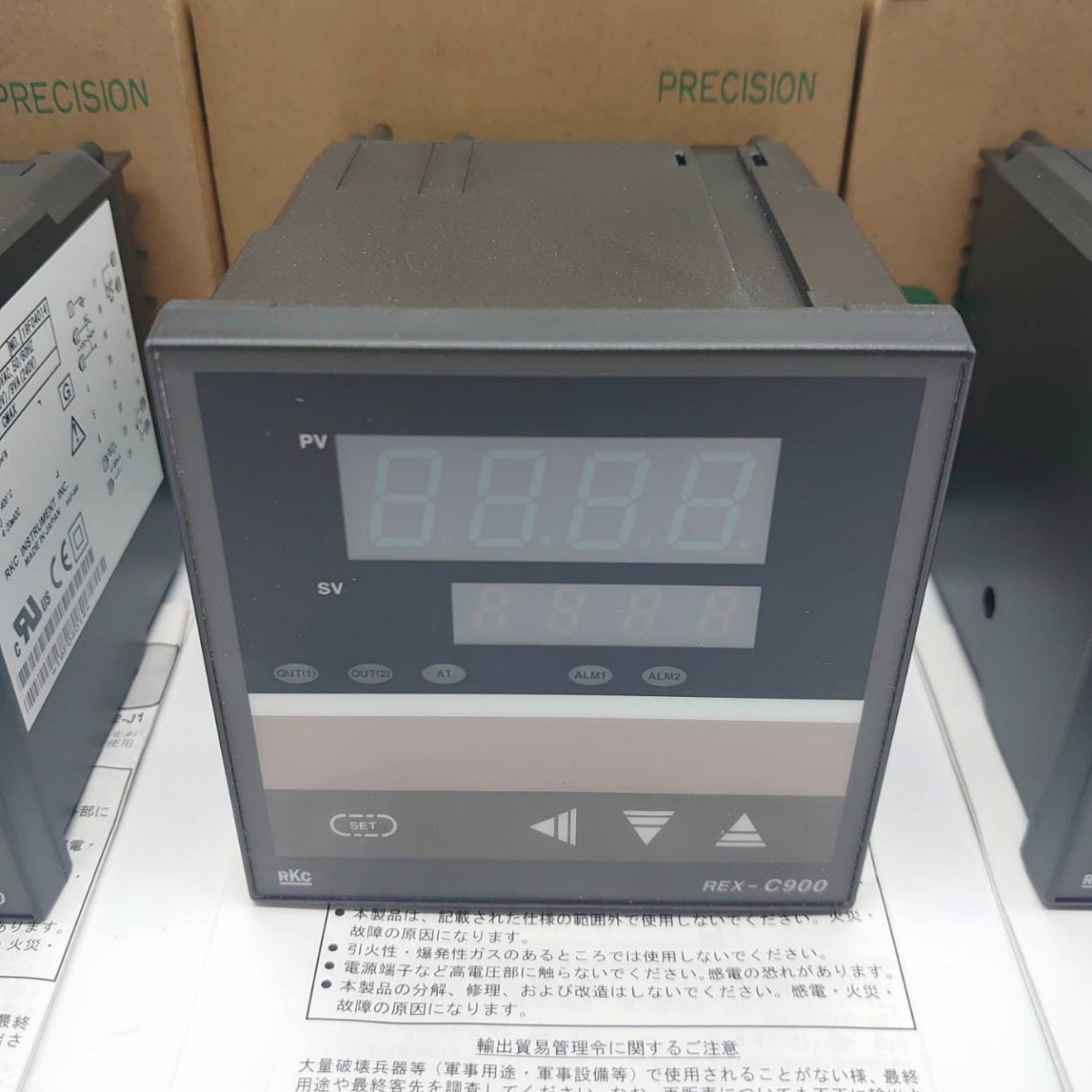 RKC 理化工業 デジタル電子温度調節器 REX-C900 FJ02-8 FN 指示調節計