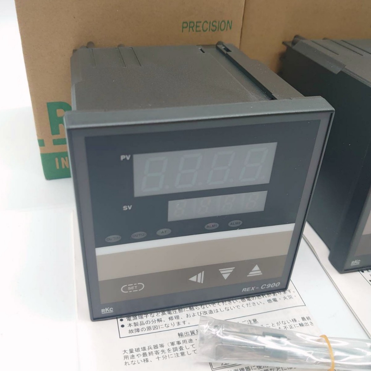 RKC 理化工業 デジタル電子温度調節器 REX-C900 FJ02-8 FN 指示調節計