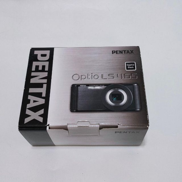 【未使用品】 希少 PENTAX Optio LS465 サファイアブラック コンパクトデジタルカメラ デジカメ コンデジ ペンタックス オプティオ_画像1