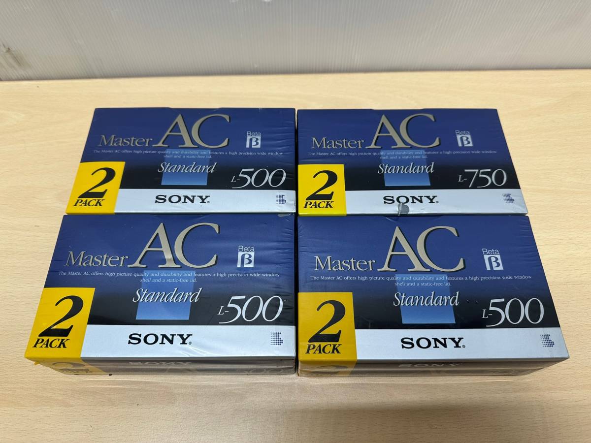 SONY ソニー　ベータビデオテープ　Beta β　Master AC Standard 4本セット_画像1