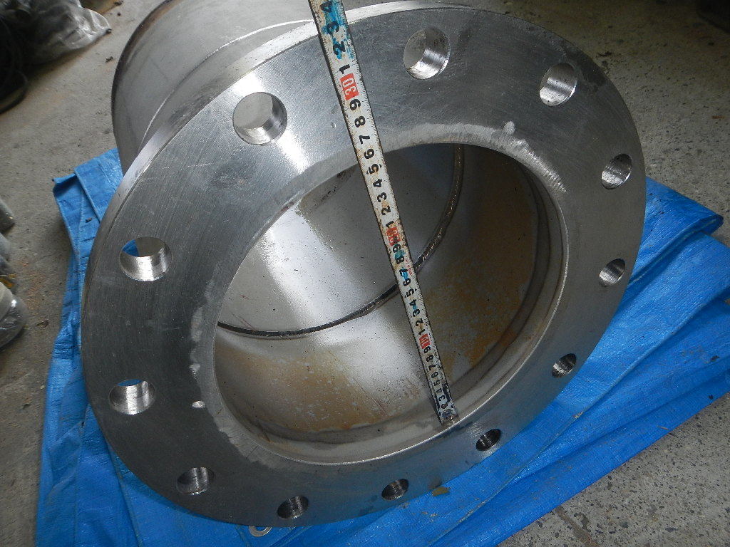 ステンレス製 フランジ ② 250A L=470㎜ 12穴 工事用材料 ステンレス製 フランジ ② 250A L=470㎜ 12穴 工事用材料