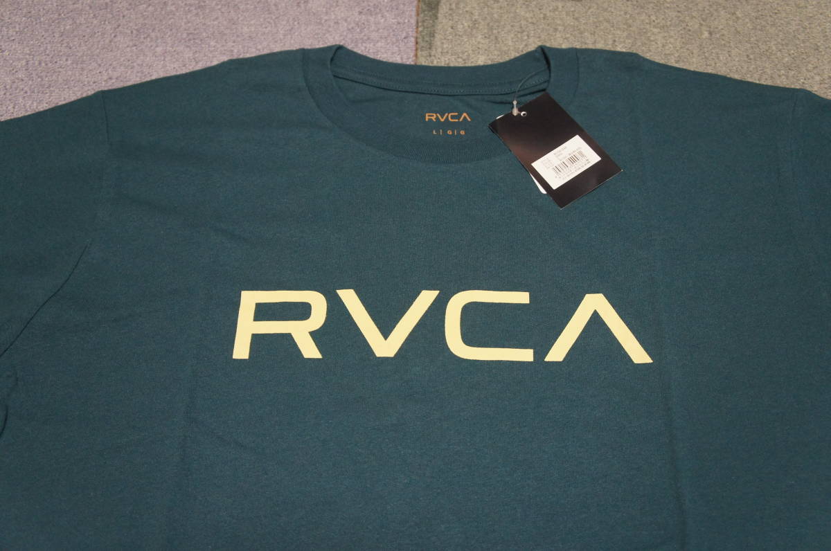 送込 新品 RVCA ルーカ 半袖Tシャツ BIGルーカ 完売 スケボー サーフ EMG　M_画像4