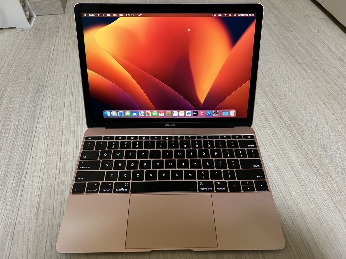 MacBook 12 2017 i7 メモリ16GB SSD512GB ローズゴールド ジャンク扱い